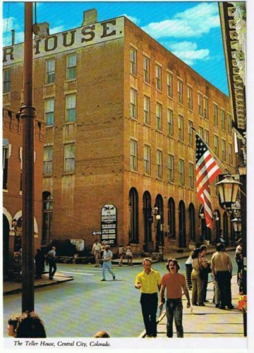 Central City Colorado Postcard Historic Teller House