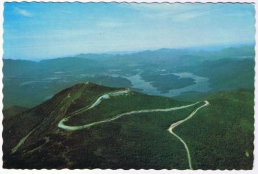 New York Postcard Whiteface Mountain Memorial Highway Adirondacks