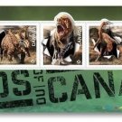 Stamps Canada Dinos of Canada Dinosaurs Souvenir Sheet of 5 April 13 2015