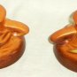 Roseville Pottery Candle Stick Holders (2) Freesia 1160.2