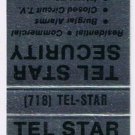 Matchbook Cover Tel Star Security Glen Cove New York
