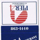Matchbook Cover Pier 4 Storehouse Restaurant Queens Quay Toronto