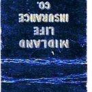 Matchbook Cover Rex Woods Midland Life Insurance Kinsley Kansas