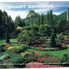 Victoria British Columbia Postcard Butchart Gardens