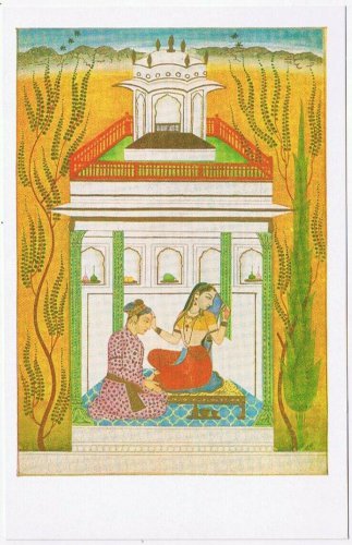 Postcard Manavati Rajasthani School 18th Century
