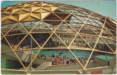 Postcard The Golden Dome Aquatarium St Petersburg Gulf Of Mexico Florida