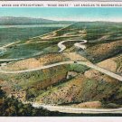 Postcard Grapevine Grade & Straightaway Ridge Route Los Angeles To Bakersfield