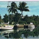 Florida Postcard Fort Lauderdale Sailboats
