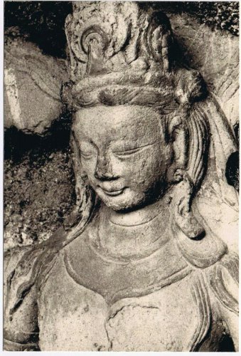 Postcard Buddha In Cave No. 169 Northern Wei Dynasty China