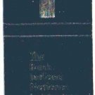 INDIANAPOLIS Black Matchbook INDIANA NATIONAL BANK Universal Matc