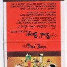 Winco Matchbook Cover Steak N Burger Restaurants Eddy Match Toronto