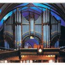 Quebec Laminated Postcard RPPC Notre Dame Basilica Organs