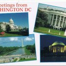 District Of Columbia DC Postcard Washington Multi View White House Capitol