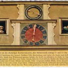 Germany Postcard Rothenburg ob der Tauber Clock Thirty Years War