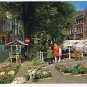 Holland Postcard Delft Bloemenmarkt Flower Market