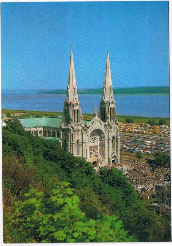 Quebec Postcard Basilica Of Ste Anne de Beaupre