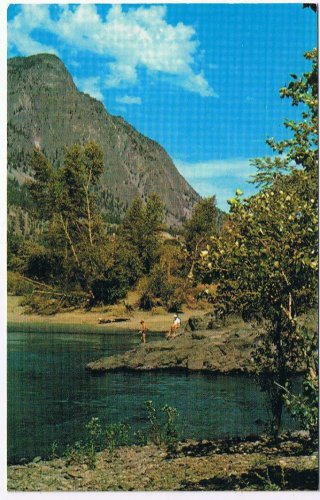 British Columbia BC Postcard Thompson River Arthur's Seat