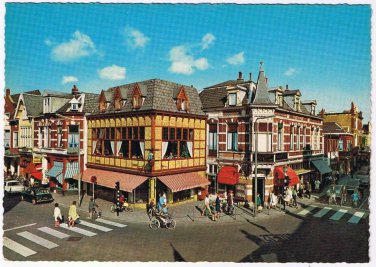 Holland Netherlands Postcard Apeldoorn Kruispunt Deventerstraat Hoofdstraat