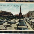 United Kingdom UK Postcard Edinburgh Princes St Looking West From N B Hotel