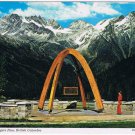 British Columbia Postcard Rogers Pass The Summit Dedication Site