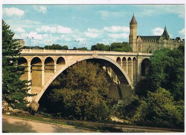 Luxembourg Postcard Pont Adolphe & Caisse d'Epargne
