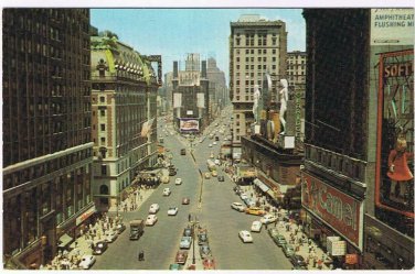 New York Postcard NYC Times Square