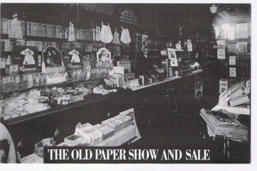 Advertising Postcard Toronto Old Paper Show & Sale St Lawrence Market 1992