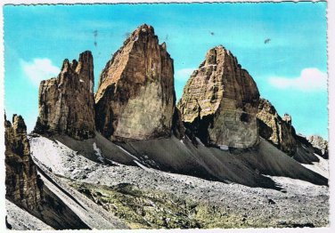 Italy Postcard Dolomiti Tre Cime Di Lavaredo Zinnen