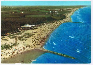 Italy Postcard Cavallino Venice Camping NSU The Beach