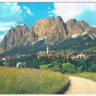 Italy Postcard Cortina D'Ampezzo Mountain Pomagagnon Mountain
