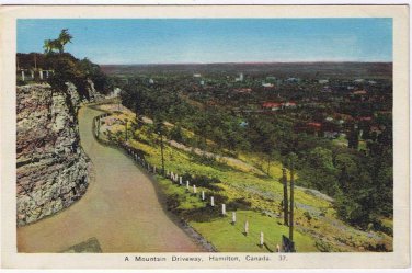 Ontario Postcard Hamilton A Mountain Driveway