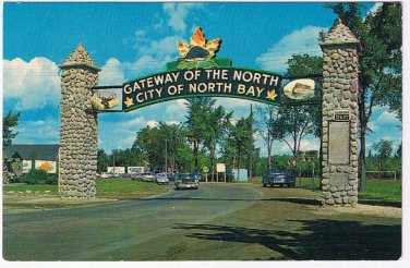 Ontario Postcard North Bay Gateway Of The North