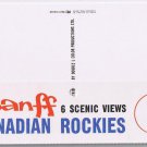 Alberta Postcard Strip Banff Canadian Rockies 6 Scenic Views