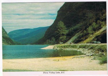 British Columbia Postcard Three Valley Lake