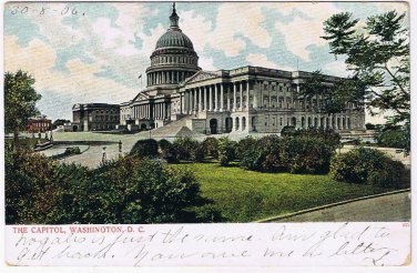 District Of Columbia DC Postcard Washington Capitol Besselman Made In Germany