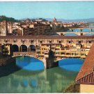 Italy Postcard Florence The Ponte Vecchio Bridge