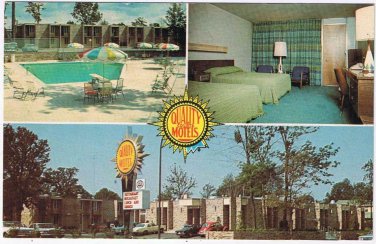 Indiana Postcard Indianapolis Quality Courts Motel North