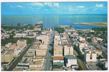 Florida Postcard St Petersburg Airview