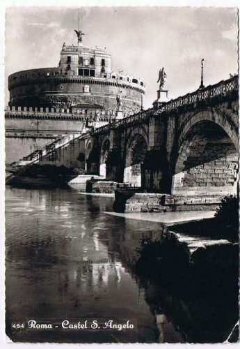 Italy Postcard Rome Roma Castel St Angelo