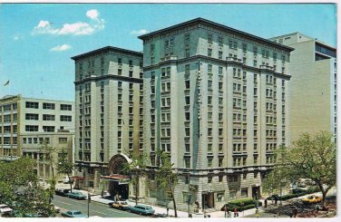 Postcard Manger Hamilton Hotel Washington DC