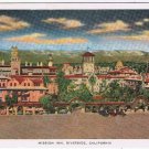 Postcard Mission Inn Riverside California
