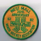 Vintage Sports Patch Canada West Mall Minor Hockey Association 20th Ontario 1982