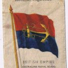 British Empire Australian Naval Board Kensitas Cigarettes Silk Trade Card