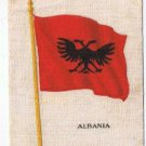 Albania Flag Kensitas Cigarettes Silk Trade Card