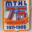 Vintage Sports Patch Canada Metro Toronto Hockey League 75 Anniversary 1986
