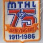 Vintage Sports Patch Canada Metro Toronto Hockey League 75 Anniversary 1986