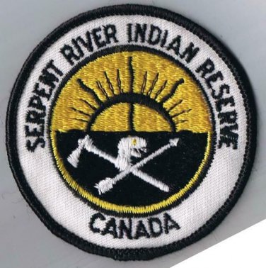 Serpent River Indian Reserve Ontario Canada Sew-on Patch