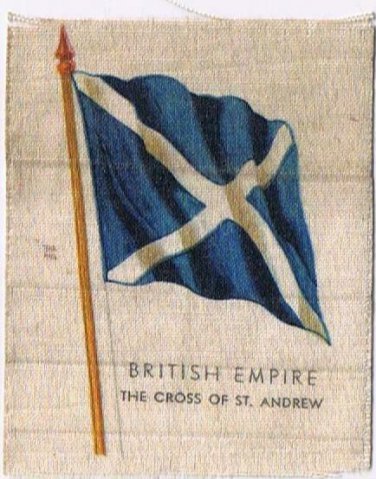 British Empire The Cross Of St Andrew Kensitas Cigarettes Silk Trade Card