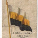 British Empire State Of Perak Ensign Flag Kensitas Cigarettes Silk Trade Card