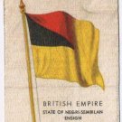 British Empire State Of Negri-Sembilan Flag Kensitas Cigarettes Silk Trade Card